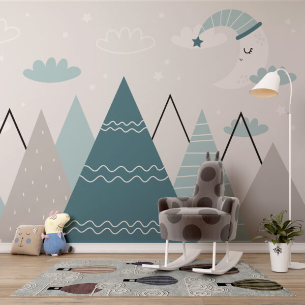 Fototapeta Góry w Nocy