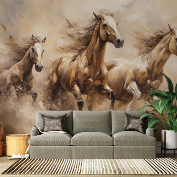 Fototapeta Konie w Biegu