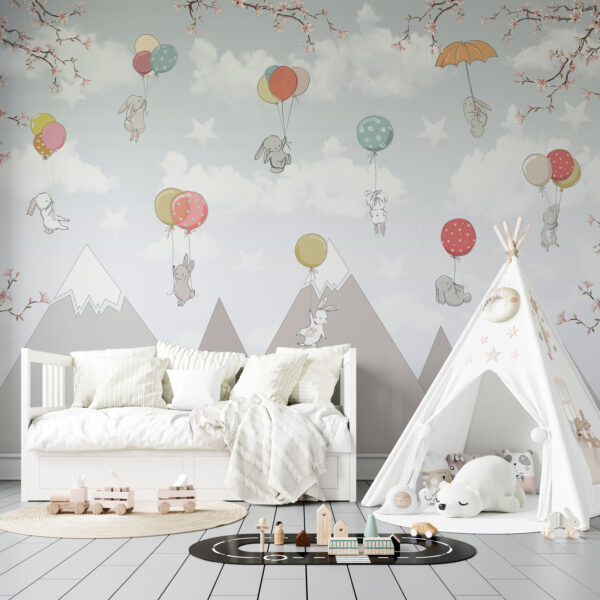 Fototapeta Lot Nad Górami