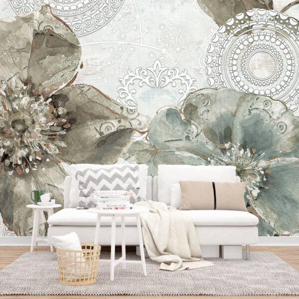 Fototapeta Mozaika z Kwiatów