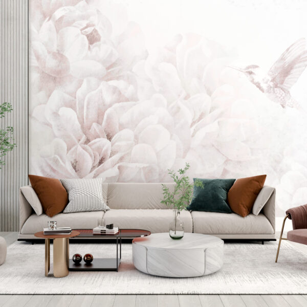 Fototapeta Koliber w Bieli