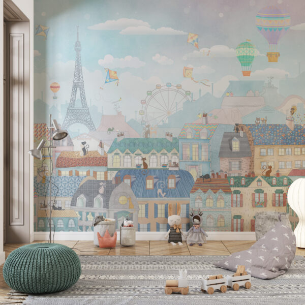 Fototapeta Kolorowy Paryż