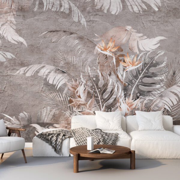 Fototapeta Kwiat Strelicji w Szarościach