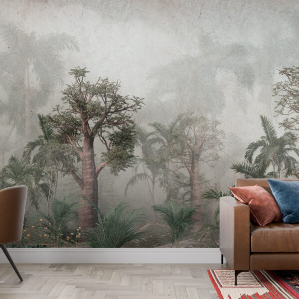 Fototapeta Sekwoje We Mgle