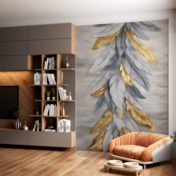 Fototapeta Warkocz Złotych Piór