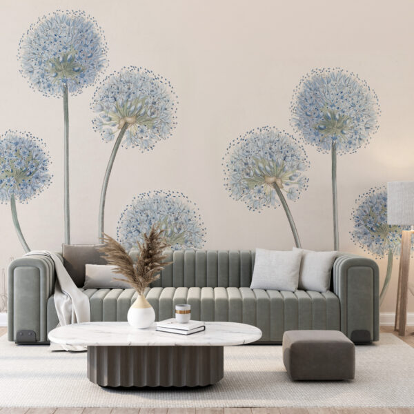 Fototapeta Błękitne Dmuchawce