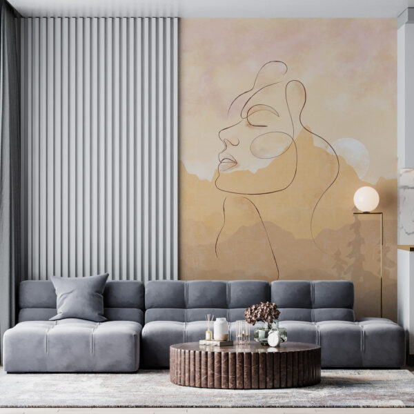 Fototapeta Kobieta w Górach