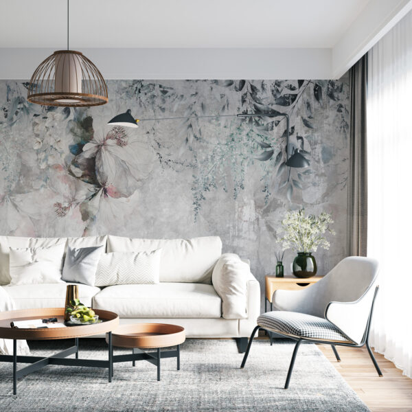 Fototapeta Zamalowany Kwiat