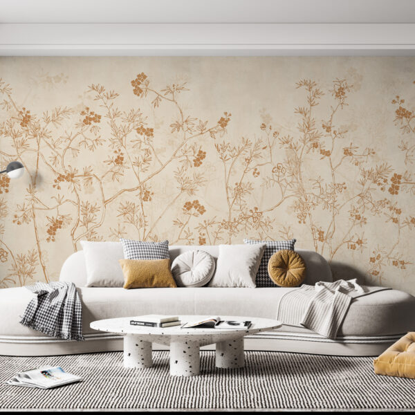 Fototapeta Brązowa Łąka