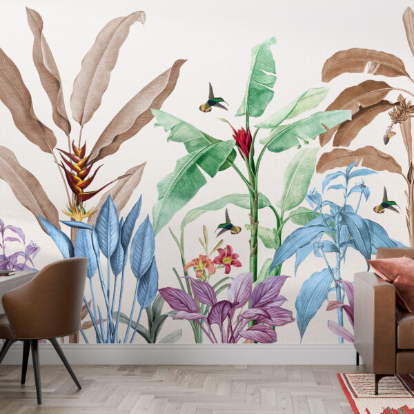 Fototapeta Kolorowe Liście Tropikalne