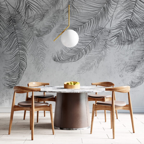 Fototapeta Liście Czarnej Palmy