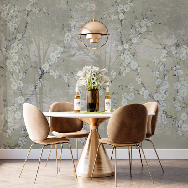 Fototapeta Małe Białe Kwiaty