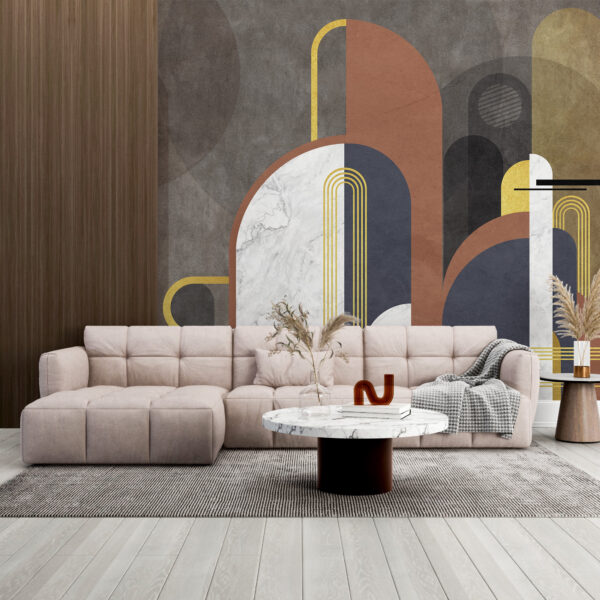 Fototapeta Półkolista Grafika