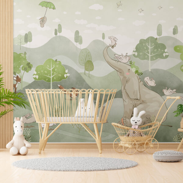 Fototapeta Zabawa Ze Słoniem