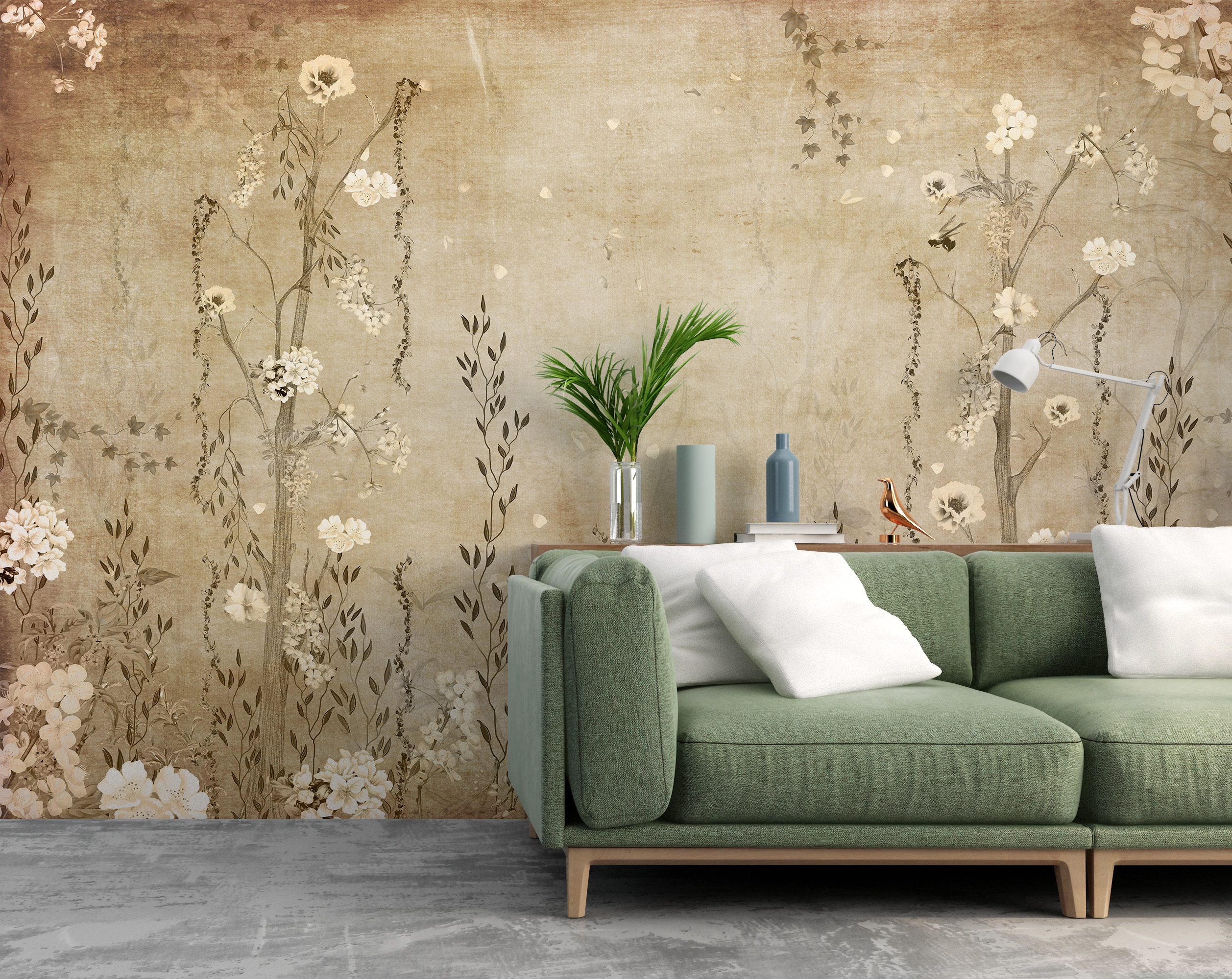 Fototapeta Rośliny W Brązie I Beżu