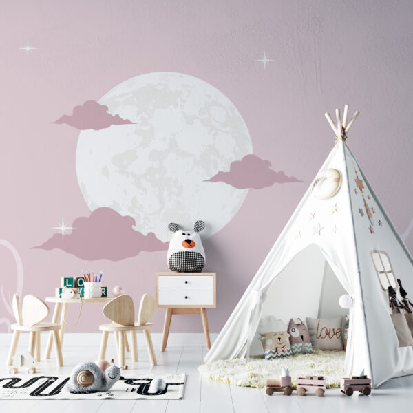 Fototapeta Księżyc W Odcieniach Różu