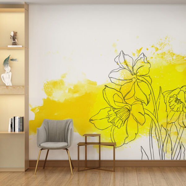 Fototapeta Kwiaty W Żółci