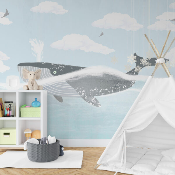 Fototapeta Wieloryb W Błękicie