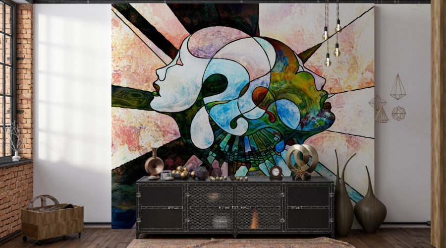 Mural Pop Abstracție