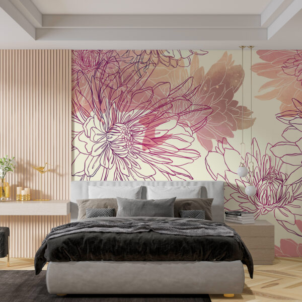 Fototapeta Kwiaty W Różu