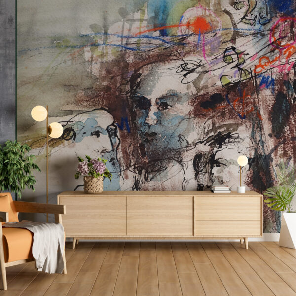 Fototapeta Twarze Abstrakcja