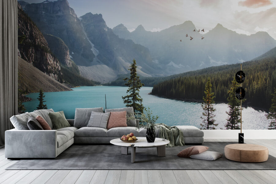 Mural Mountain Lake