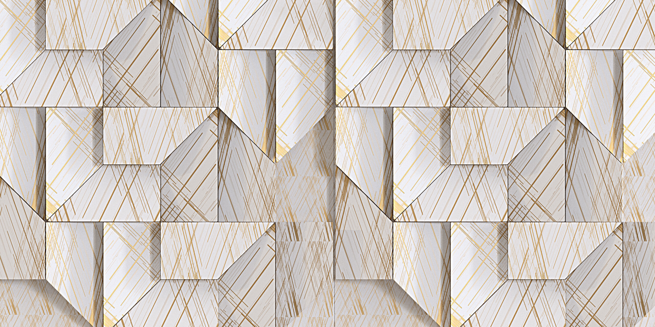 3d, ilustrare abstractă, fundal, volumetric, geometrie, alb, mare, dreptunghiuri, cu, aur