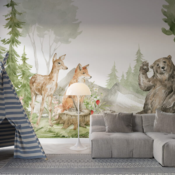 Fototapeta Leśne Zwierzęta