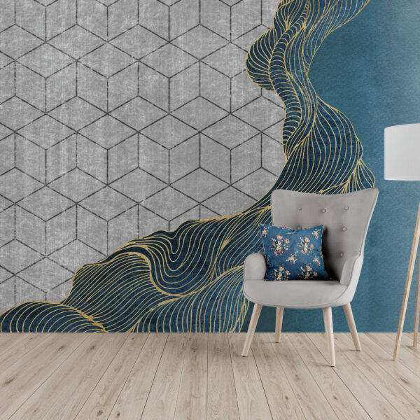 Fototapeta Geometria I Fale