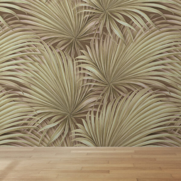 Fototapeta Złote Liście Tropikalne