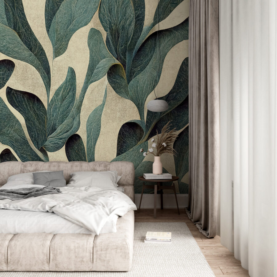 Tablou mural Frunze verzi