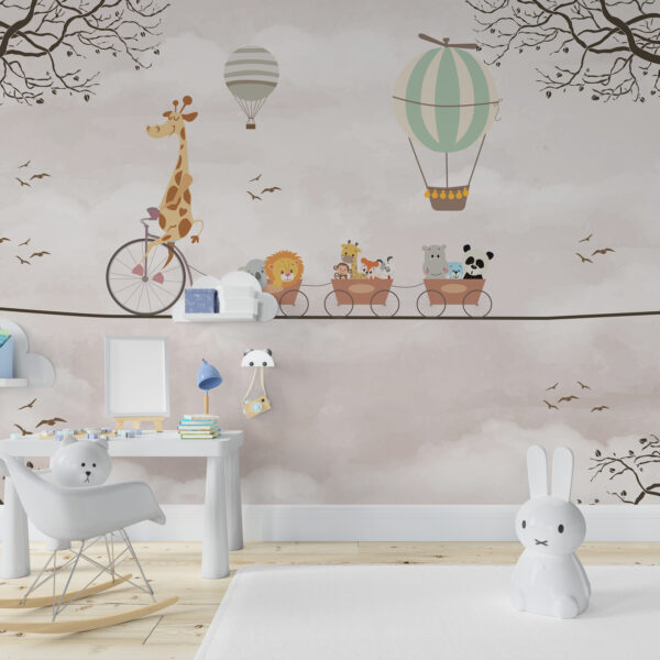 Fototapeta Cyrkowe Zoo W Beżu