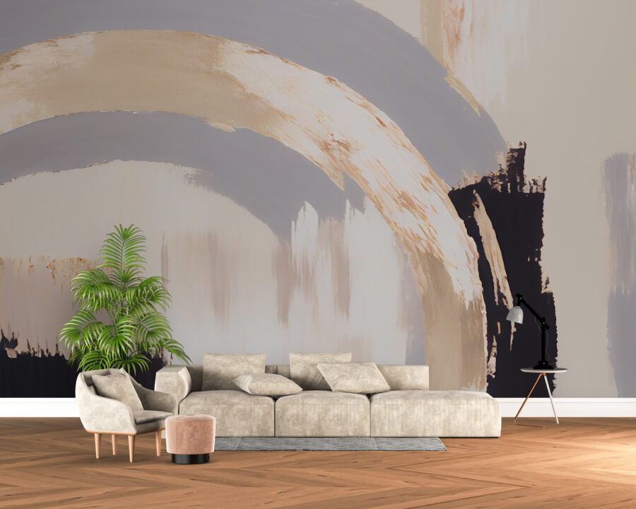 Wall mural pictat abstracție