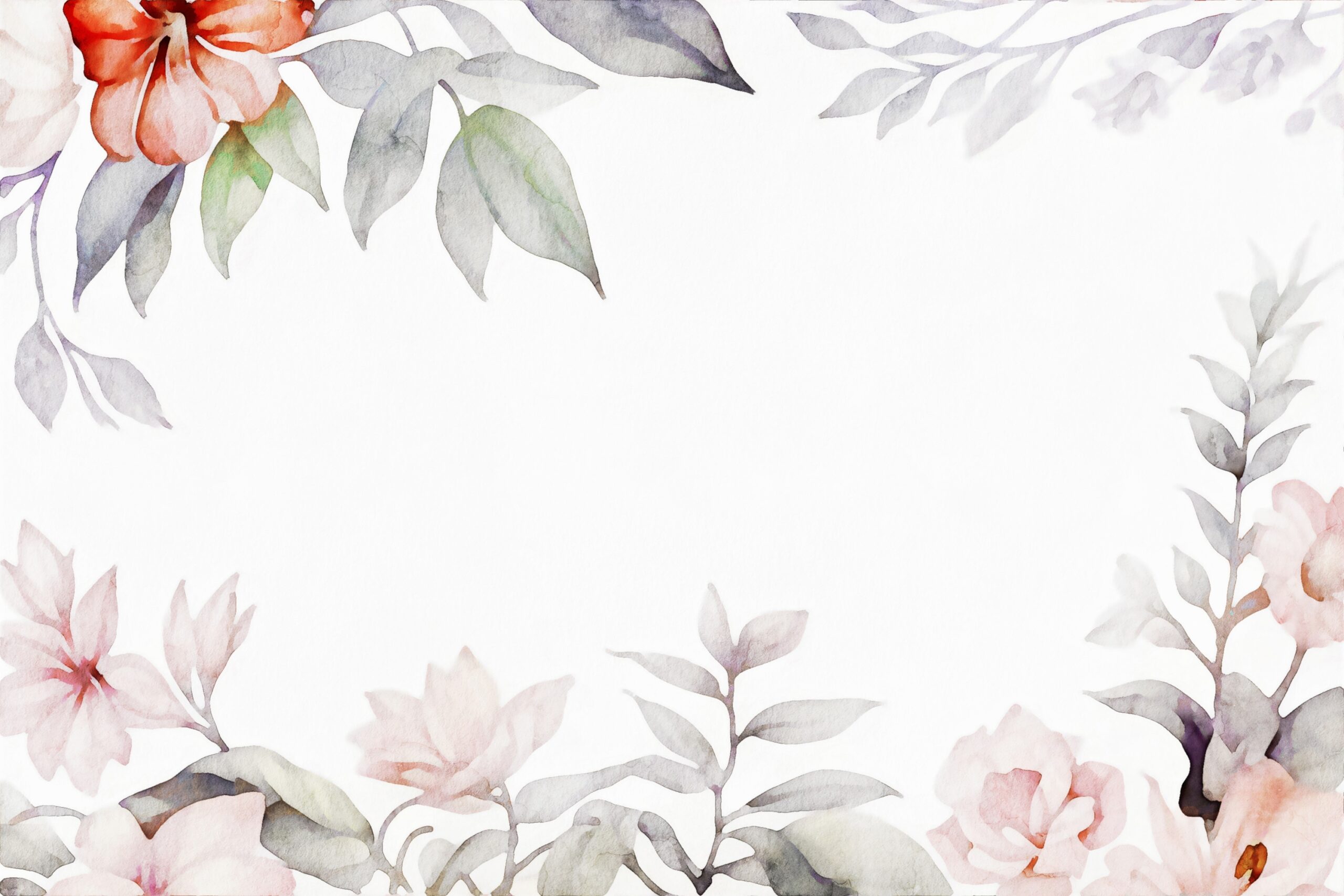Aquarell,Blume,Rose,Schön,Hochzeit,In,Illustration