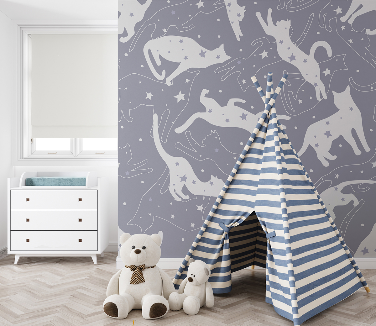 Fototapeta Gwiezdne Kotki