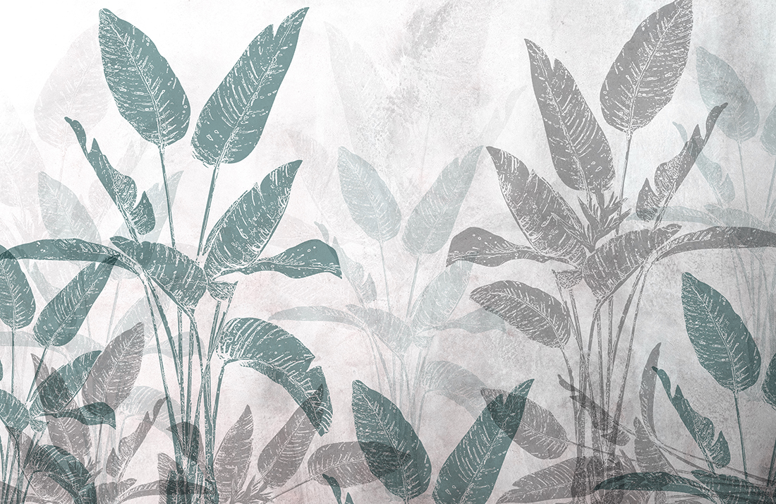 Tropical,Forest,Landscape,Wallpaper,Design,-,Mural,Wallpaper,-,3d