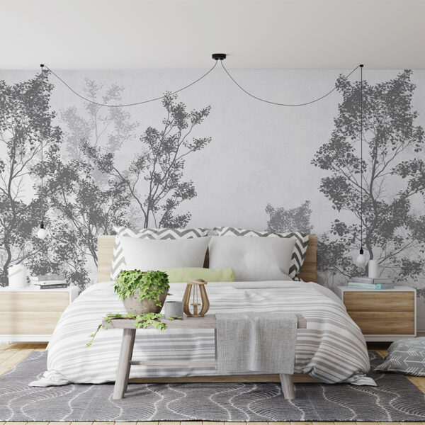 Fototapeta Drzewa W Ciemnej Tonacji