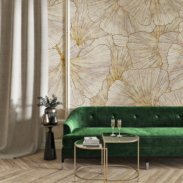 Fototapeta Złote Liście Harmonii