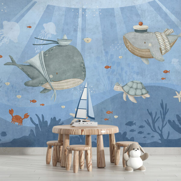 Fototapeta Wieloryby Marynarze