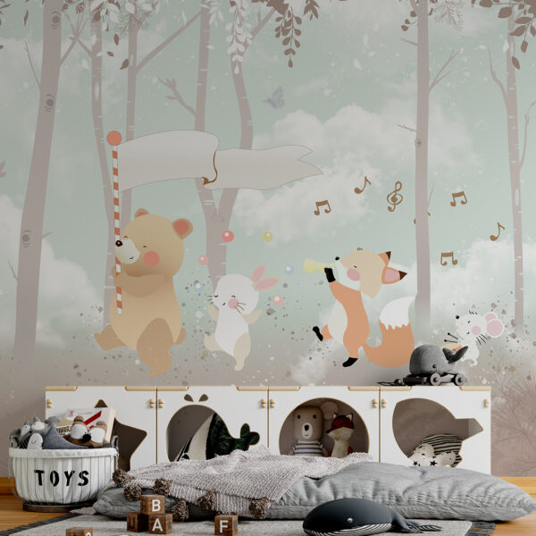 Fototapeta Zwierzątka Muzykanci