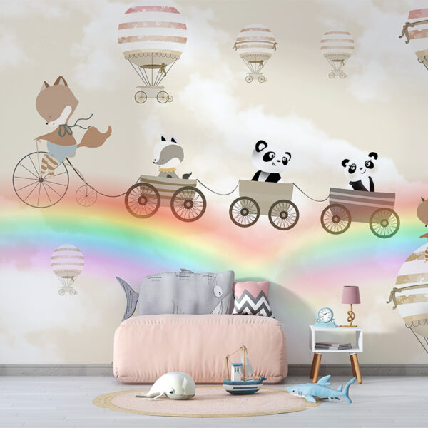 Fototapeta Spacer Po Tęczy