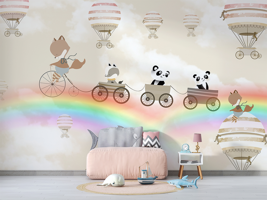 Fototapeta Spacer Po Tęczy