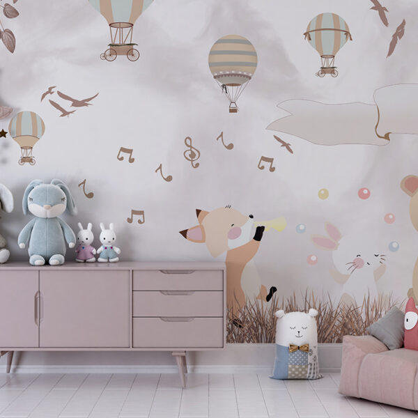 Fototapeta Muzykalne Zwierzątka