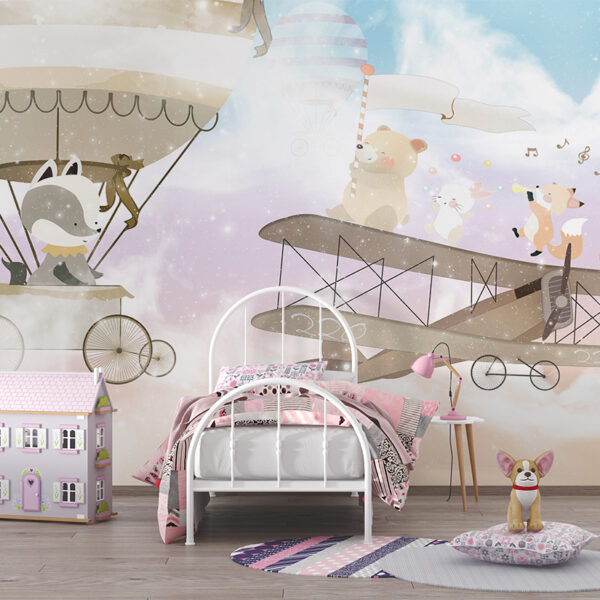 Fototapeta Zwierzaki Na Samolocie