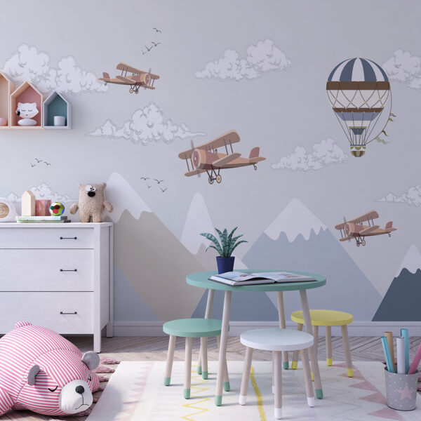 Fototapeta Lot Wśród Górskich Szczytów