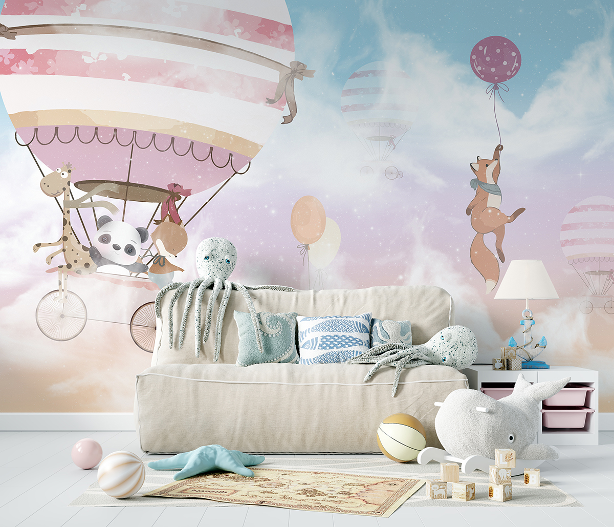Spalvinga sieninė tapyba "Dream of Flying