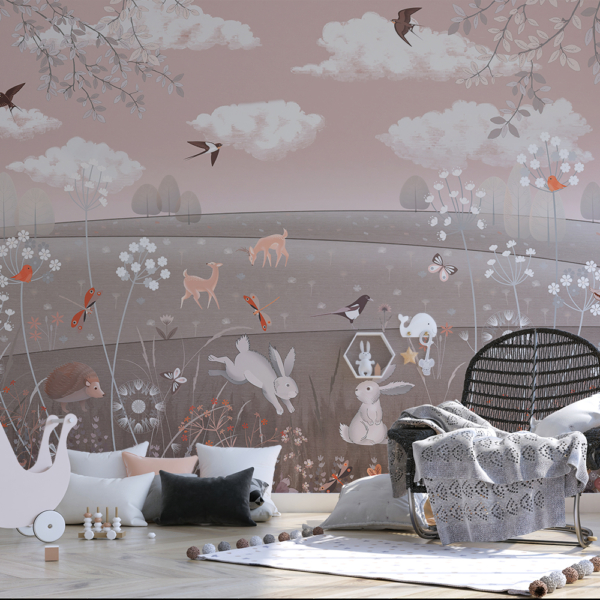 Tapety Louka se zvířaty