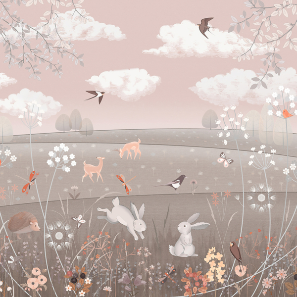 Tapety Louka se zvířaty