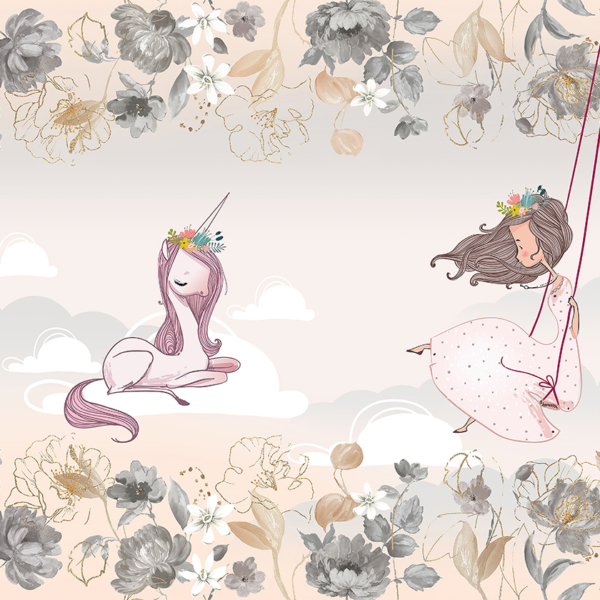 Fototapeta Princezna a jednorožec