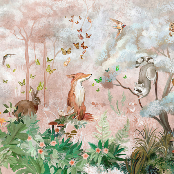 Fototapeta Lesní zvířata